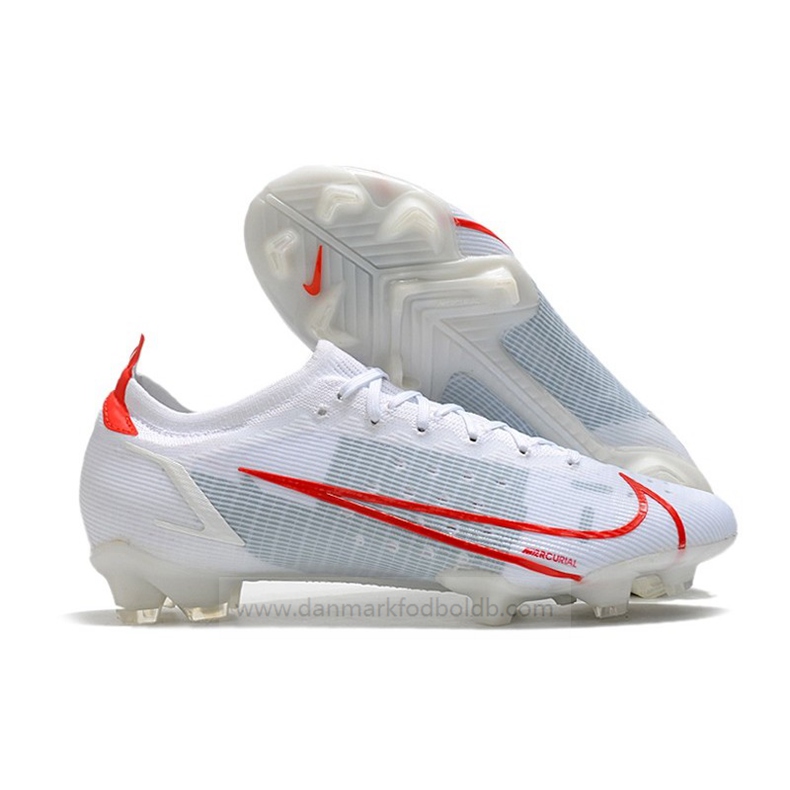 Nike Mercurial Vapor XIV Elite FG Fodboldstøvler Herre – Hvid Rød